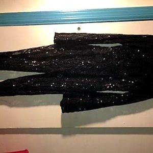custom made sheer sequin jumpsuit